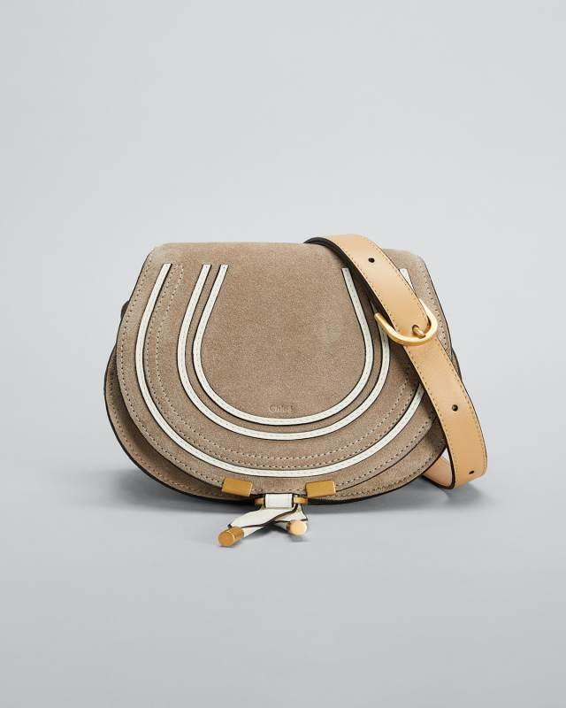 Marice Small Suede Crossbody Bag